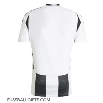 Juventus Fußballbekleidung Heimtrikot 2024-25 Kurzarm Juventus Fußballbekleidung Heimtrikot 2024-25 Kurzarm
